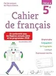 Cahier de franais 5e