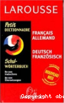 Petit Dictionnaire Franais-Allemand / Allemand-Franais