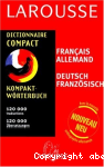 Dictionnaire compact Franais-Allemand / Allemand-Franais